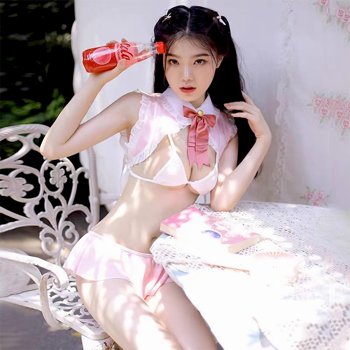 Bộ đồ ngủ hóa trang sexy cosplay thỏ màu xanh xinh xắn BT4222A | BigBuy360 - bigbuy360.vn