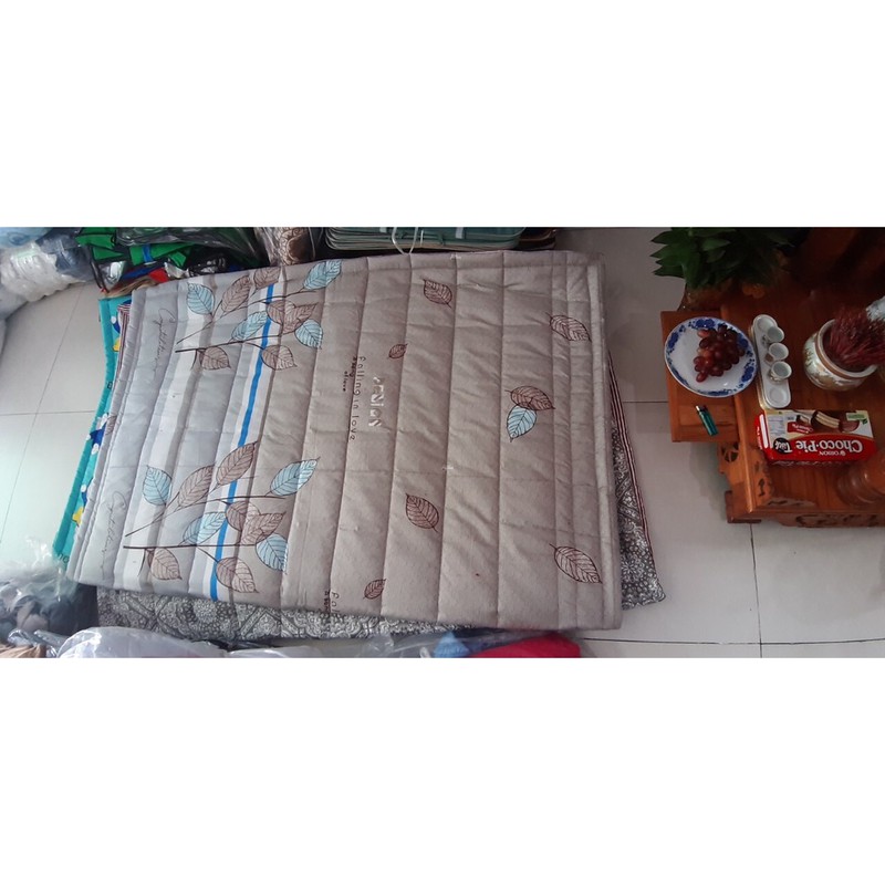 Nệm cuộn trải sàn kiêm nệm trải giường cotton Thắng Lợi kt m6x2m