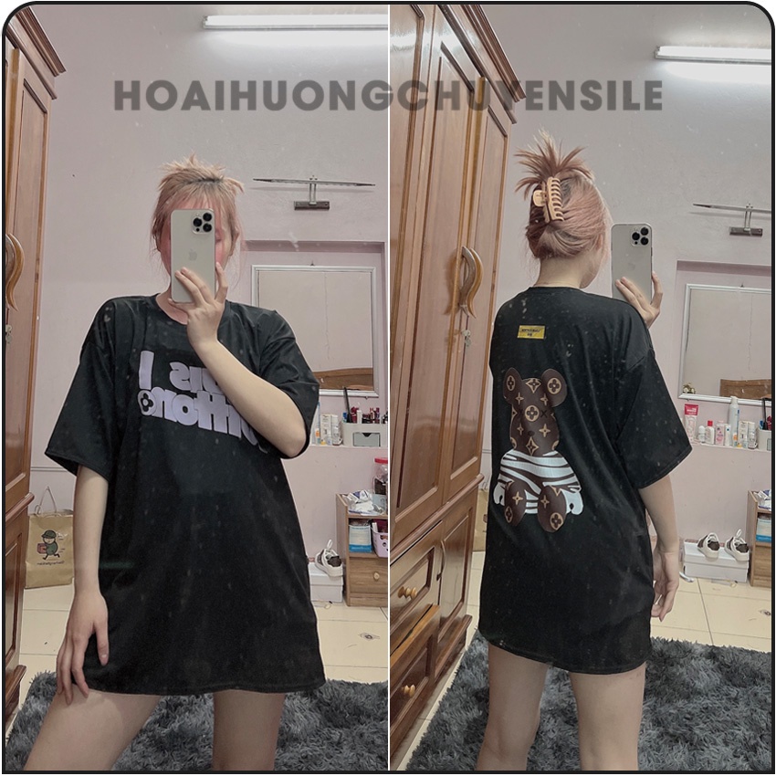 Áo Phông L.V Gấu Sau Lưng H&H CLOTHES Ảnh Thật Video L.V.3