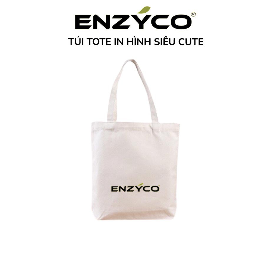 Túi tote ENZYCO vải canvas ulzzang unisex in hình siêu cute thumbnail