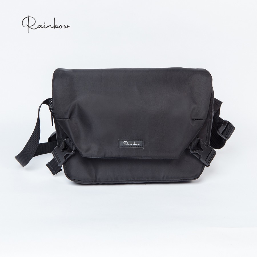 Túi đeo chéo nam vải canvas chống nước đựng ipad Rainbow BG011 dáng bì thư | BigBuy360 - bigbuy360.vn