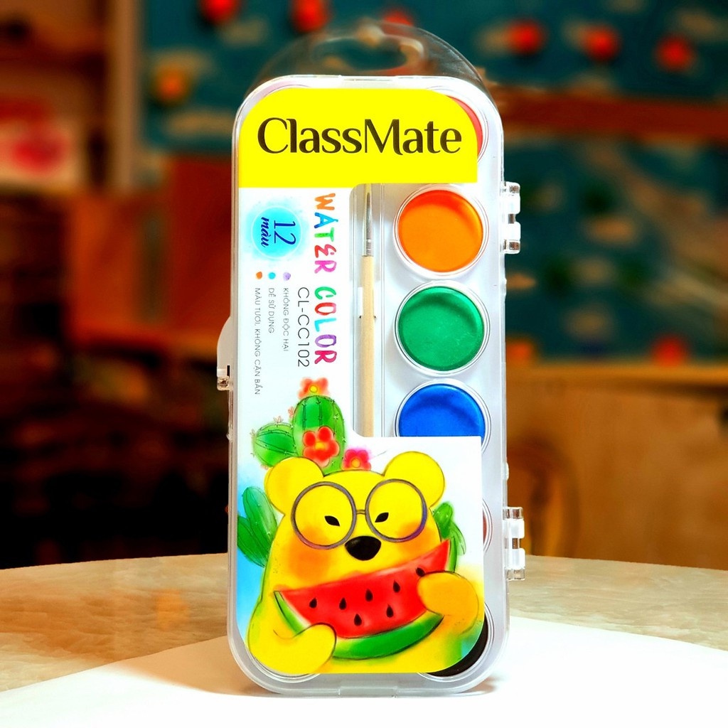 CLASSMATE-NHS12: MÀU NƯỚC BỘ 12 MÀU CL-CC102