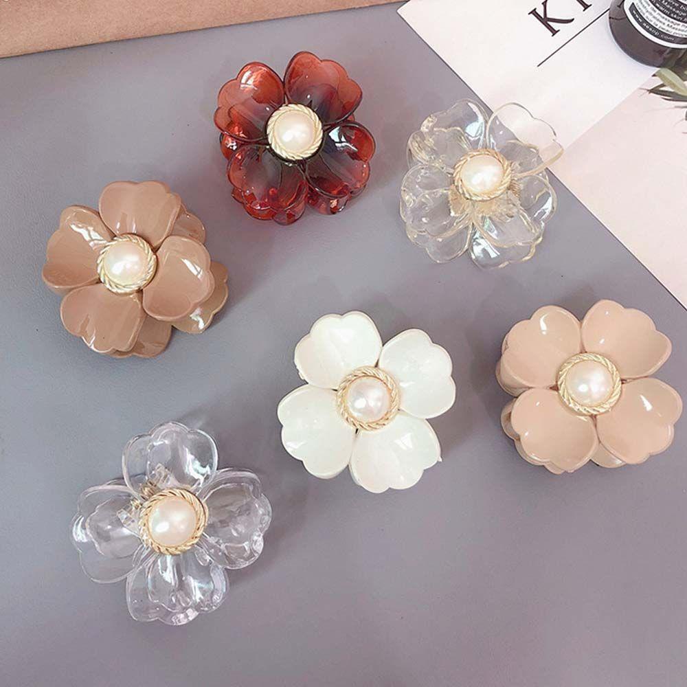 TWINKLE Kẹp Tóc Càng Cua Bằng Acrylic Phong Cách Hàn Quốc Thanh Lịch Cho Nữ