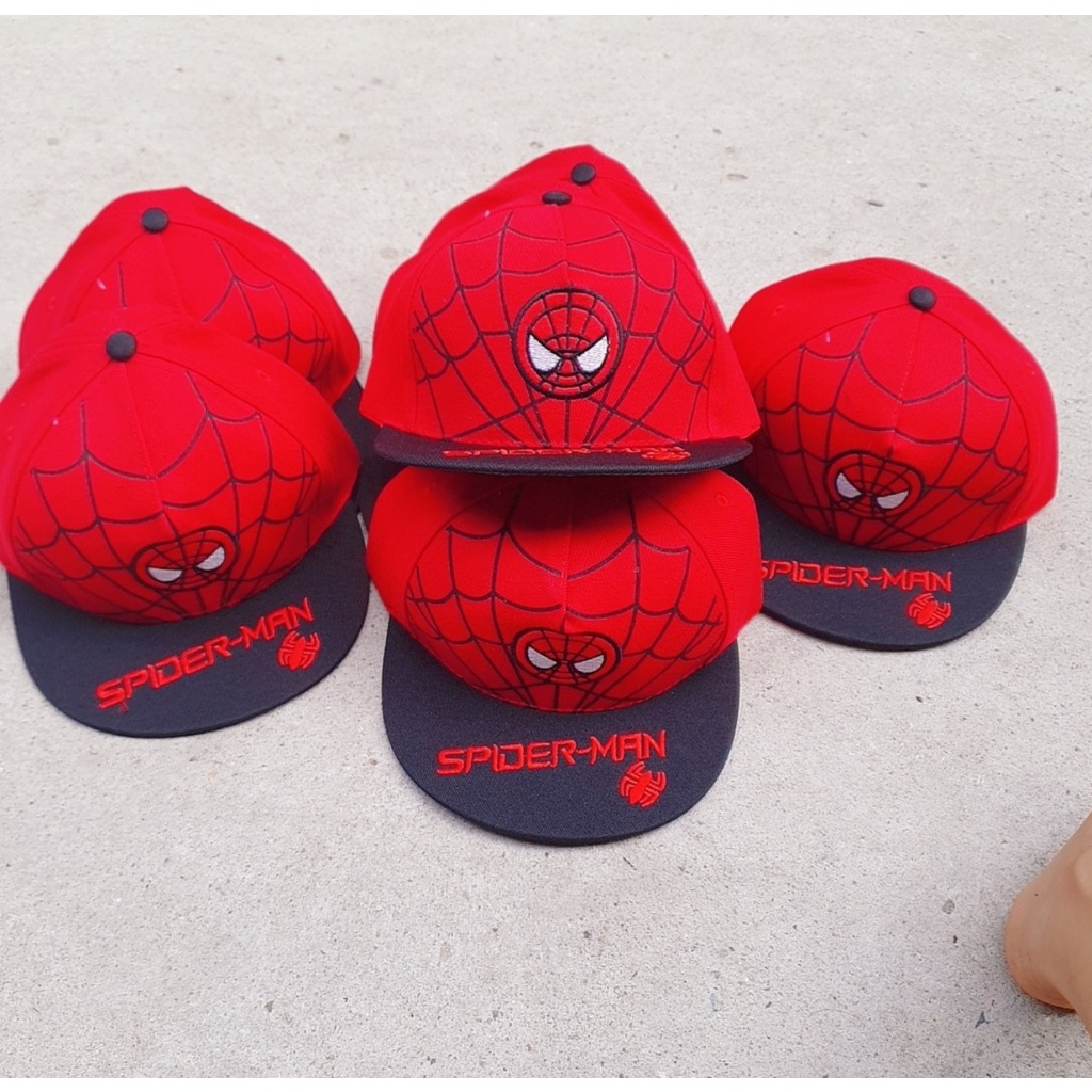 Mũ hiphop spiderman cho bé 3-10 Tuổi