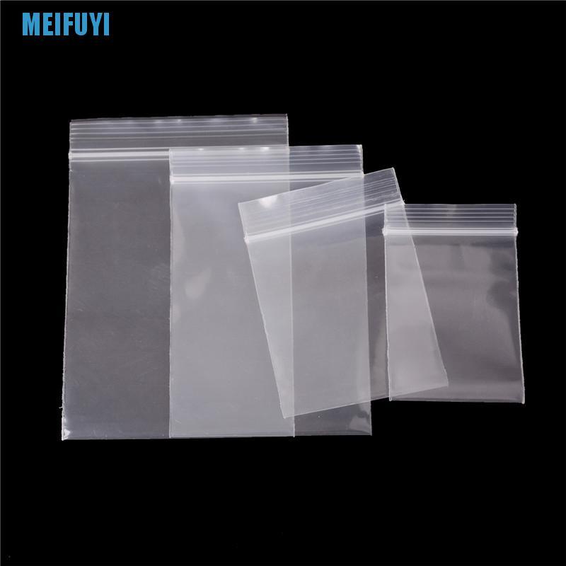 100 Túi zip dày 0.12mm có thể tái sử dụng tiện lợi