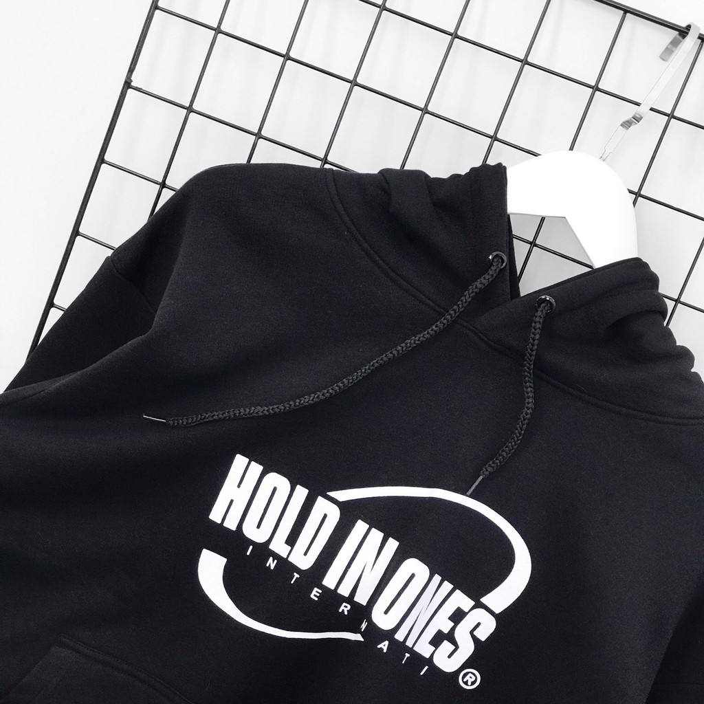 Áo Hoodie Oversize Hold in Ones, JACKLANE , Áo dài tay Unisex Jack Lane nam nữ form rộng vải nỉ mịn không xù