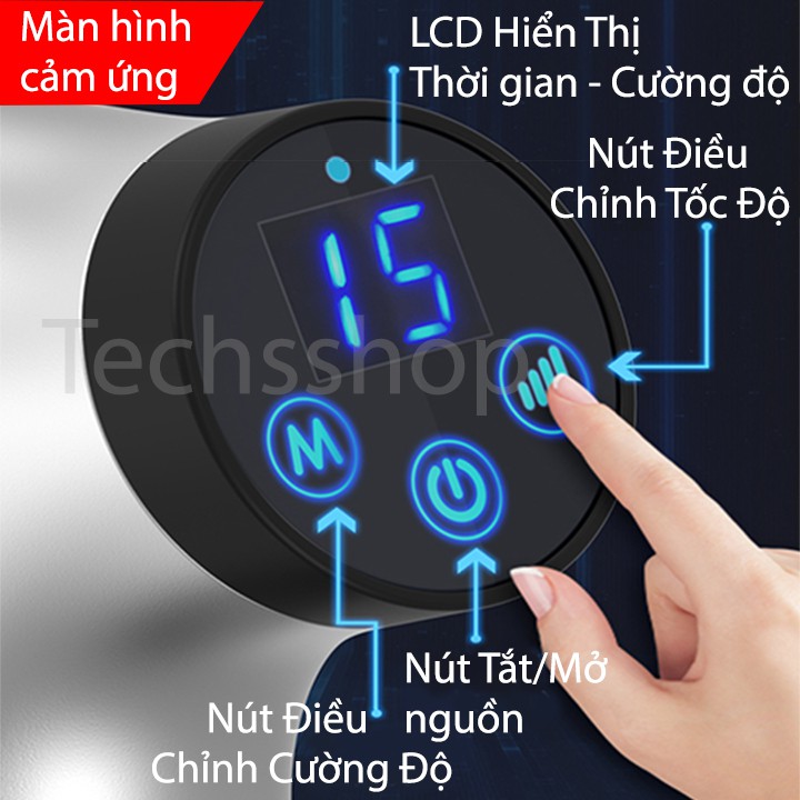 Súng massage tập cơ, giảm mỡ bụng đa năng Nikio NK-171