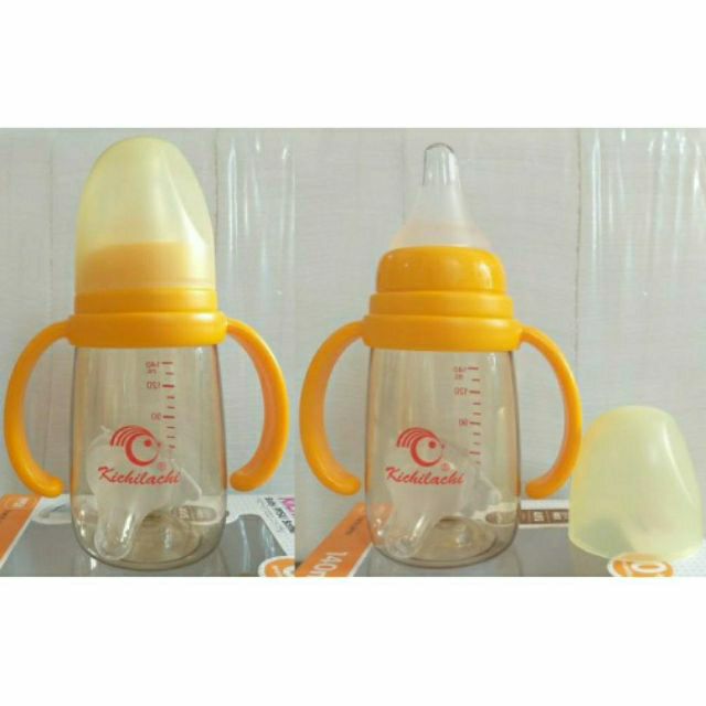 (80/140/200/270ml) Bình sữa nhựa cao cấp PPSU CỔ HẸP KICHILACHI (Công nghệ Nhật)