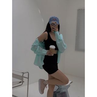 [DELPHINE] Áo sơmi basic phối được nhiều kiểu đồ | BASIC CHEMISE