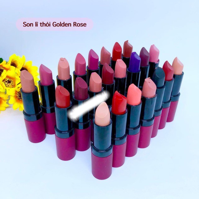 Son Golden rose - Son lì Thỗ nhĩ kỳ - Rất nhiều màu tuỳ chọn