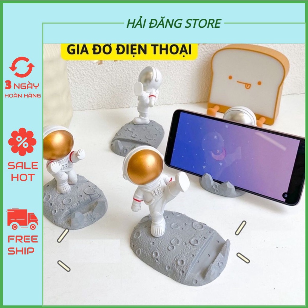 Giá Đỡ Điện Thoại Kiểu Mới Dáng Phi Hành Gia Đa Năng Để Bàn