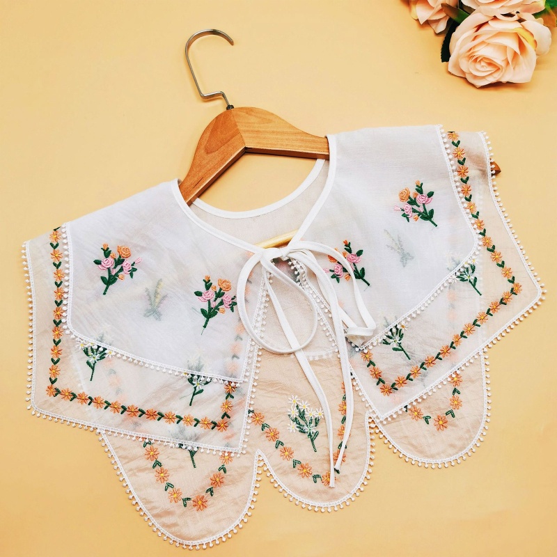 Cổ Áo Rời Thêu Ren Dễ Tháo Rời ONERI Cho Nữ