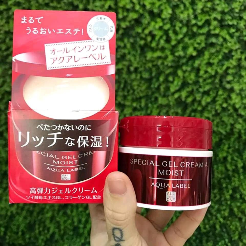 Kem dưỡng Shiseido aqualabel đỏ 5in1 90g