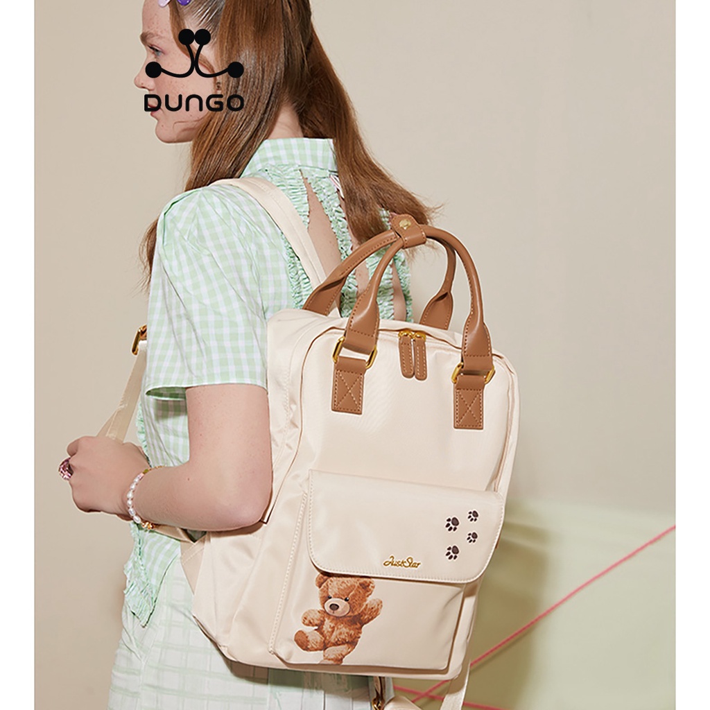 Balo Vải JUST STAR In Gấu JU172859-48