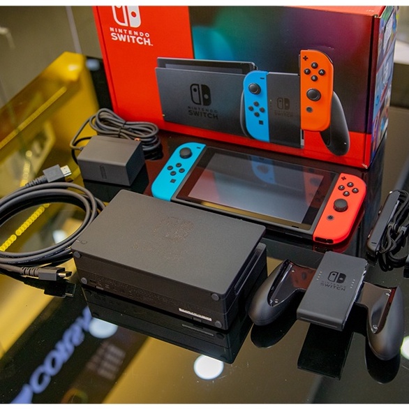 Nintendo Switch Neon Blue Red đồ chơi máy chơi game cầm tay online gaming chơi game giá rẻ điện tử cao cấp hiện đại l312