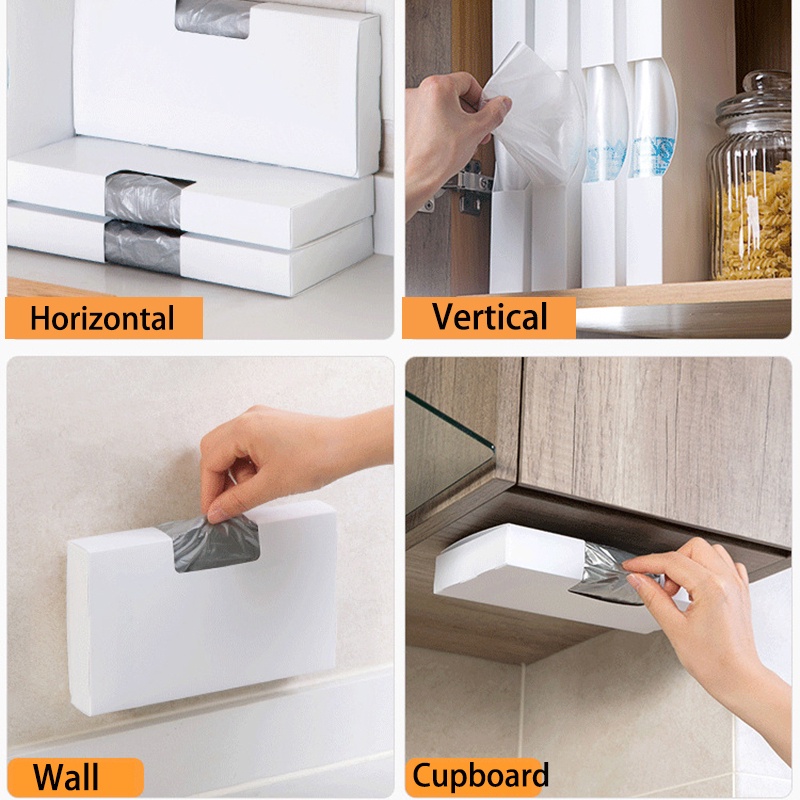 Giá Đỡ Túi Rác / Túi Rác Gắn Tường Tiện Dụng Cho Nhà Bếp / Ngăn Kéo