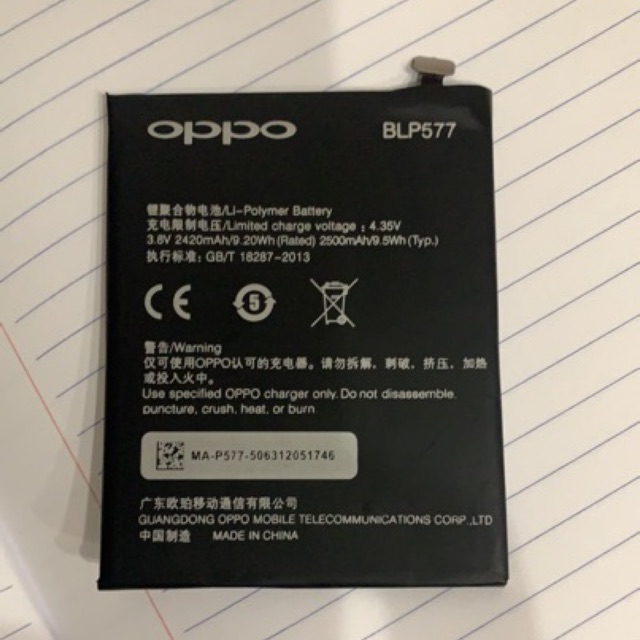 PIN OPPO BLP577 - OPPO MIRROR 5/ A51W - OPPO NEO 7/ A33W BATTERY