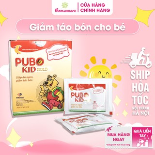 PUBO KID GOLD - Cốm giúp làm giảm táo bón ở trẻ em - Pubokid Hộp 20 gói