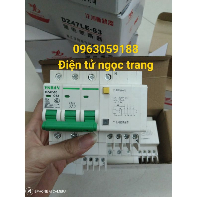 Aptomat chống giật 3 Pha - C32