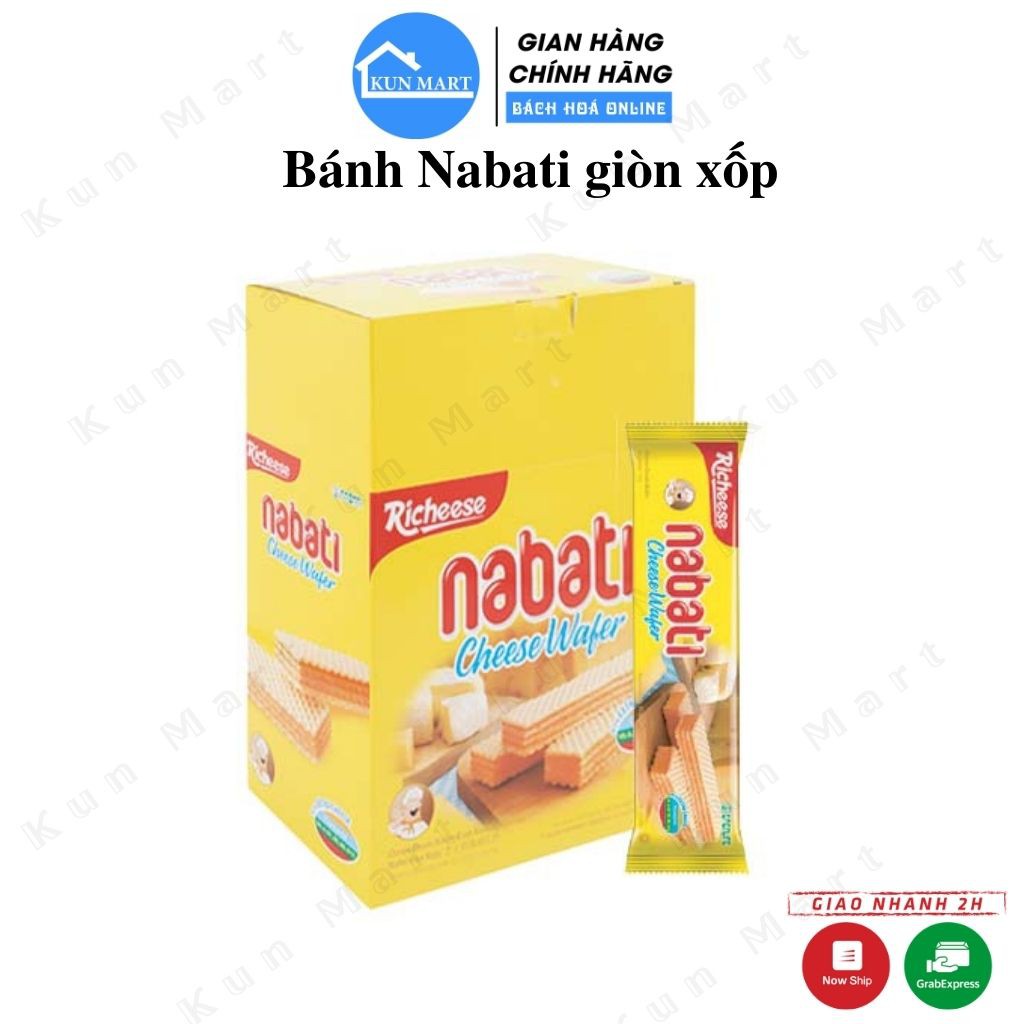 Bánh xốp 💖 Bánh Nabati Giòn Xốp Thơm ngon 24g