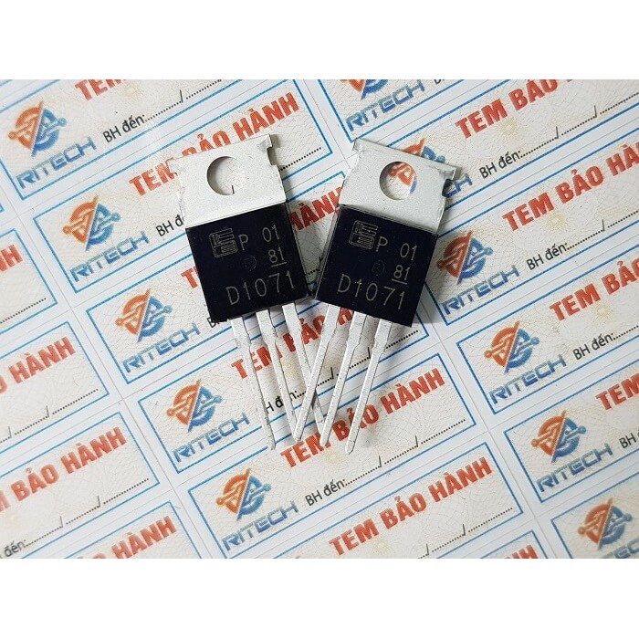 [Combo 2 chiếc] D1071, 2SD1071 Transistor NPN 6A/450V TO-220