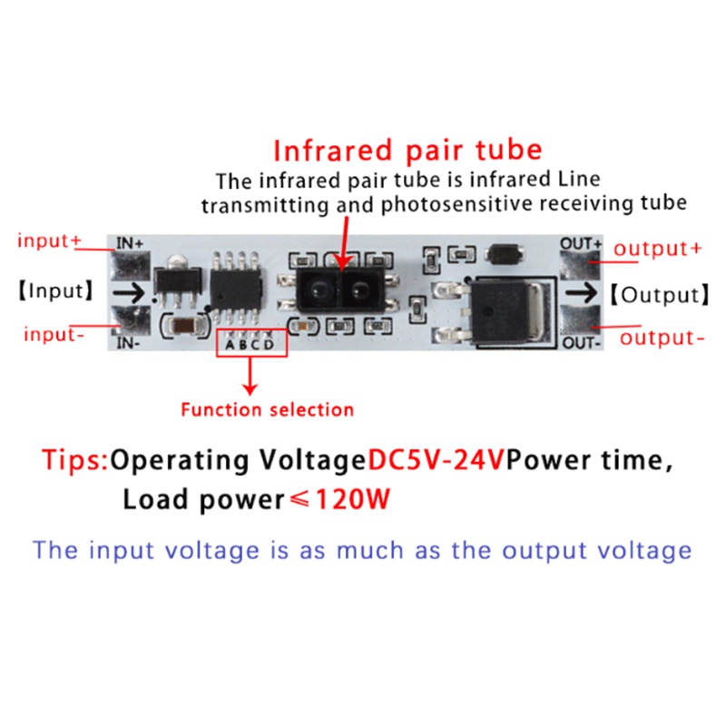 Môđun cảm biến khoảng cách 36w 3a cho máy quét nhà Xk-Gk-4010A