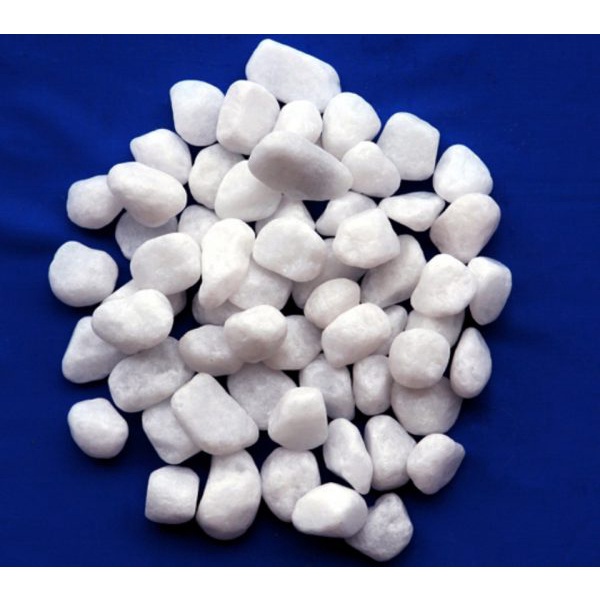 Sỏi trắng trang trí chậu cây, tiểu cảnh sân vườn 1 kg