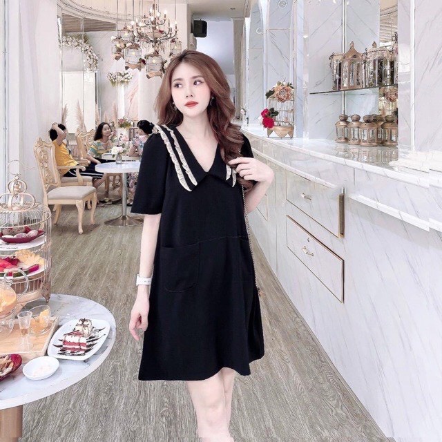 đầm bầu công sở đẹp, giá rẻ, thiết kế chất đũi mát, mềm, nhẹ mặc đi làm, đi chơi, du lịch