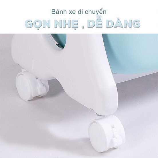 Kệ gấu HOKORI 3 tầng có bánh xe sale không lợi nhuận để lấy tương tác