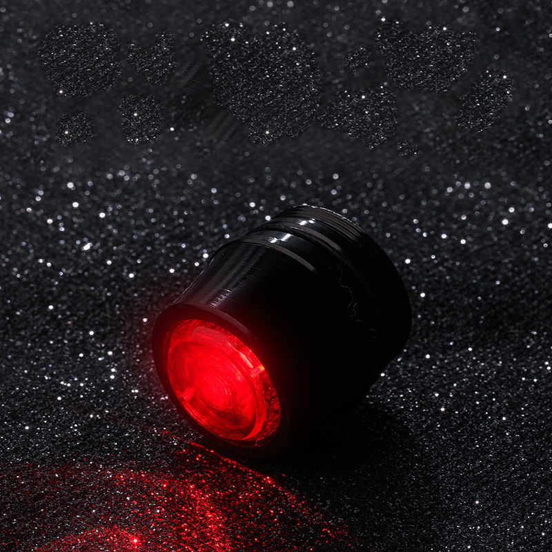 Đèn hậu LED USB MOSOWORLD màu đỏ cảnh báo an toàn không thấm nước cho xe đạp