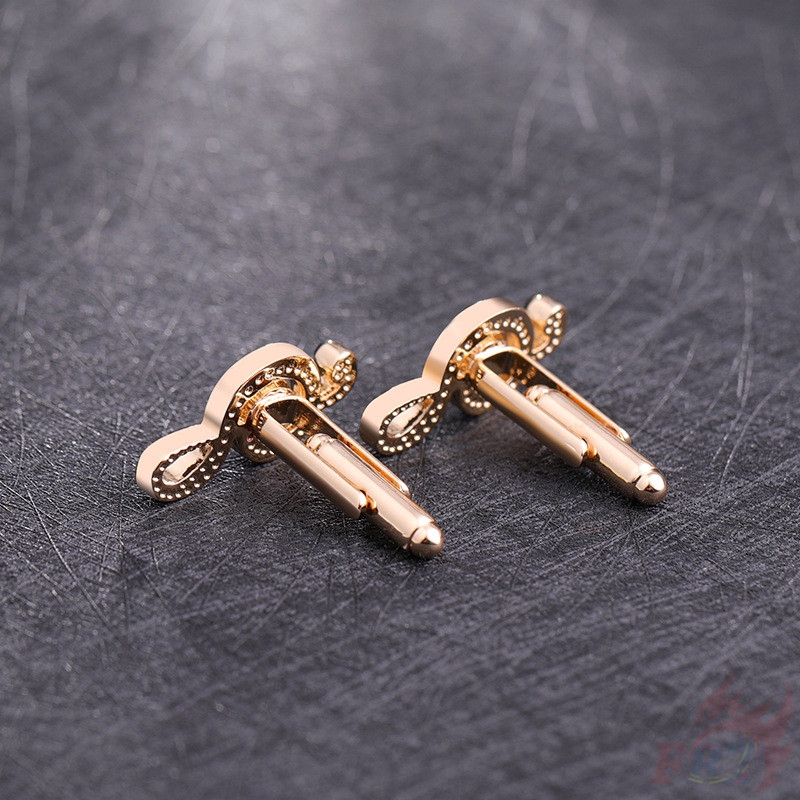 > Ready Stock < ❉ Stave Cuff Button ❉2Pcs/Pair Musical Fashion Shirt Cufflinks