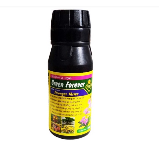 PHÂN BÓN VI LƯỢNG GREEN FOREVER 100ML STRONGER THRIVE CHO HOA LAN, CÂY MỚI TRỒNG GIÚP CHỐNG SỐC CÂY, RỦ LÁ, GIẢM STRESS