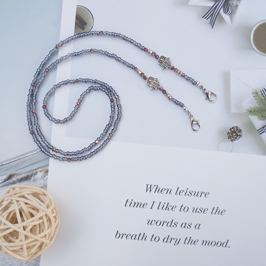 Dây đeo khẩu trang đa năng handmade nam Tiệm Nhà Pony Hamesh PN11