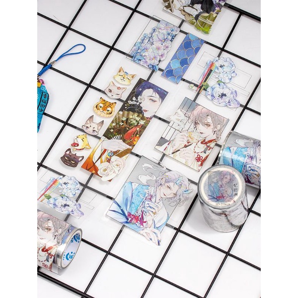 Hình Dán Washi Chu Kỳ 35 đến 75cm  Nam, BL