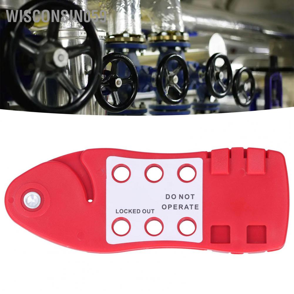 Wisconsin059 Cable Lockout Portable Wear Resistant High Temperature Resistance Nylon Security Lock