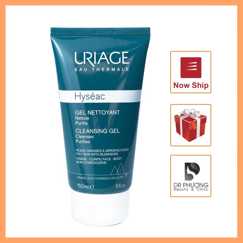 [CHÍNH HÃNG] Sữa rửa mặt cho da dầu, mụn , da hỗn hợp Uriage Hyseac Gel Nettoyant