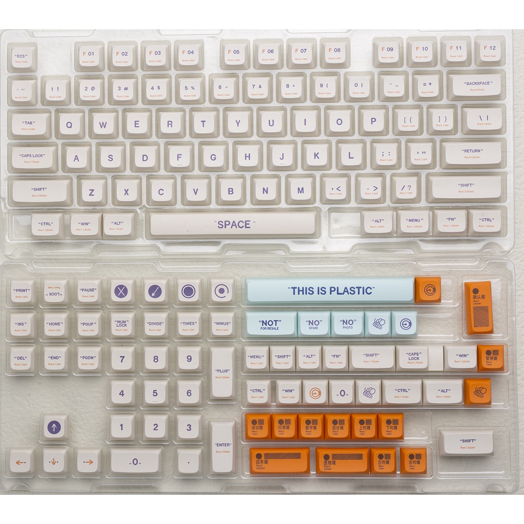 Keycap GMK Plastic chất liệu Pbt in nhiệt 128 nút dành cho bàn phím cơ