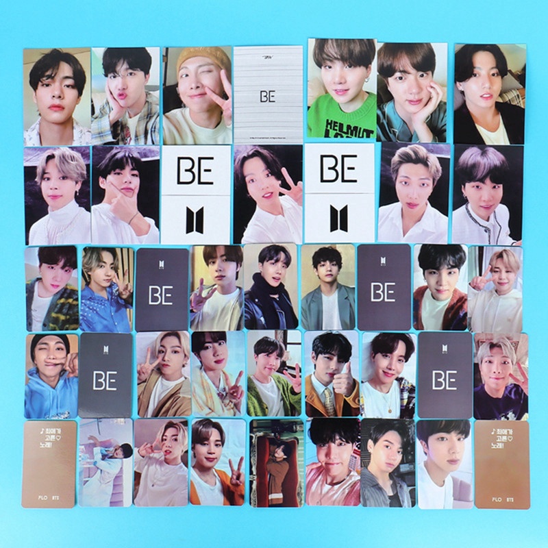 Bộ Sưu Tập Ảnh Thẻ Lomo Hình Thành Viên Jimin V Jin Jungkook Nhóm BTS