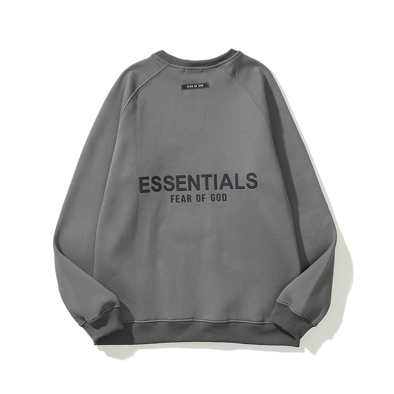 Áo tay dài form rộng cổ tròn in họa tiết chữ trẻ trung dành cho unisex