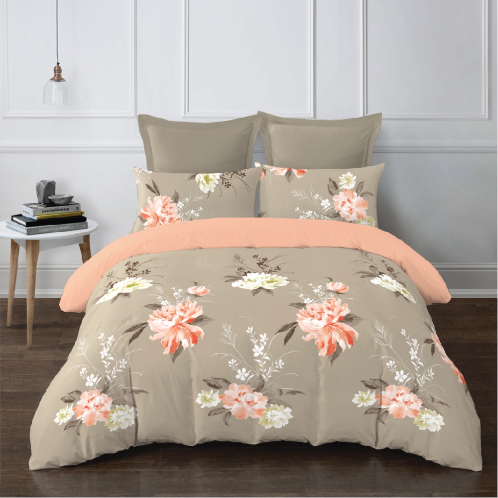 Bộ chăn ga gối Micro Satin NV Donna 1M6/1M8x2M + 20Cm