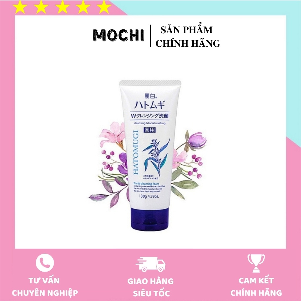 SỮA RỬA MẶT ♥𝑭𝑹𝑬𝑬𝑺𝑯𝑰𝑷♥ SỮA RỬA MẶT Ý DĨ Hatomugi Naturie Nhật Bản 130G