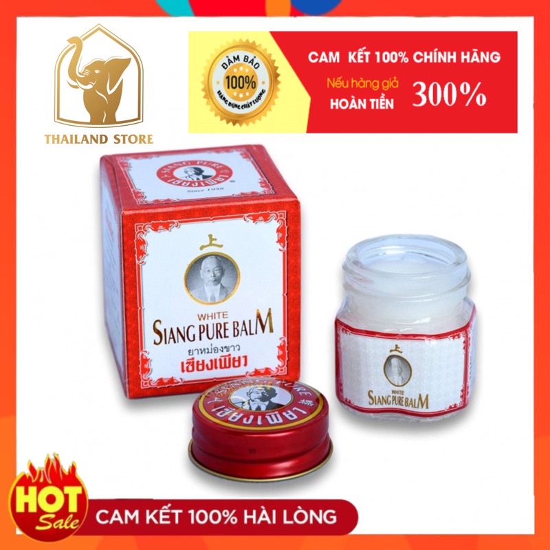 Dầu Cù Là Siang Pure Chữ Vàng Hương Bạc Hà 12g