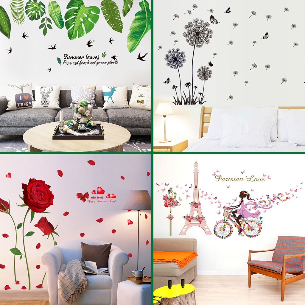 🌿🌿 Decal dán tường, tranh dán tường, tranh trang trí decor phòng nhiều mẫu lựa chọn - Mẫu 4