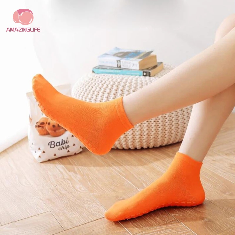 Vớ Thể Thao Dài Trung Bình Bằng Cotton Mềm Thoáng Khí Chống Trượt Thoải Mái Cho Nam