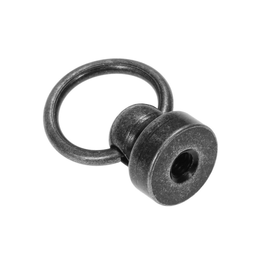 Danne Dây Đeo Điện Thoại Bằng Da Đính Đinh Tán Phong Cách Punk DIY
