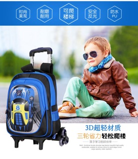 Balo kéo bé trai mẫu 14(sẵn)