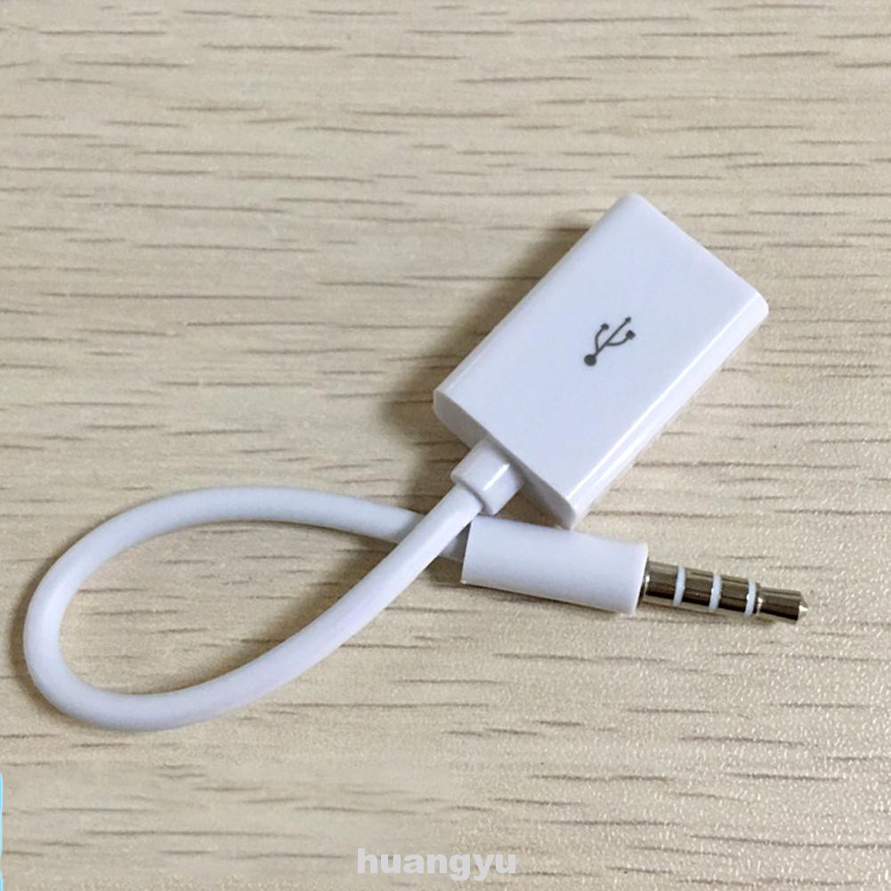 Cáp Chuyển Đổi Âm Thanh Aux Jack 3.5mm Sang Usb Female