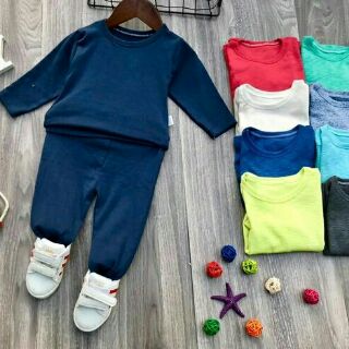 Bộ chổng mông/ bộ bozip trơn cho bé