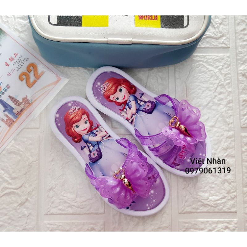 Dép công chúa cho bé gái cực xinh đế cao 2.5cm tôn dáng