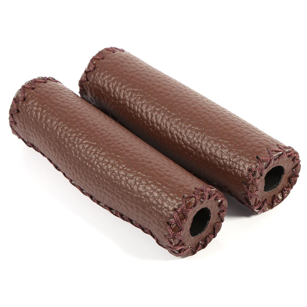 ELLSWORTH Vỏ Bọc Tay Lái Xe Đạp Bằng Da Nhân Tạo Kiểu Vintage